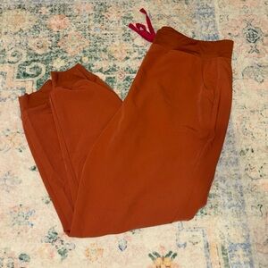 FIGS women’s Rust-Orange Jogger scrub pants - tall